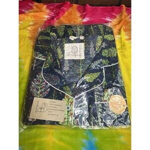 Print Fresh Twinkling Trees Indigo Short Set Women’s 6X